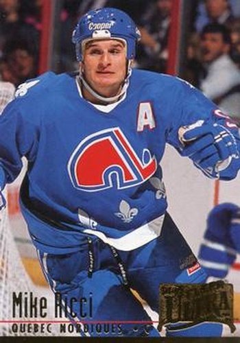 #178 Mike Ricci - Quebec Nordiques - 1994-95 Ultra Hockey