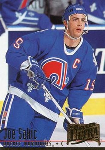 #180 Joe Sakic - Quebec Nordiques - 1994-95 Ultra Hockey