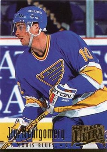 #187 Jim Montgomery - St. Louis Blues - 1994-95 Ultra Hockey