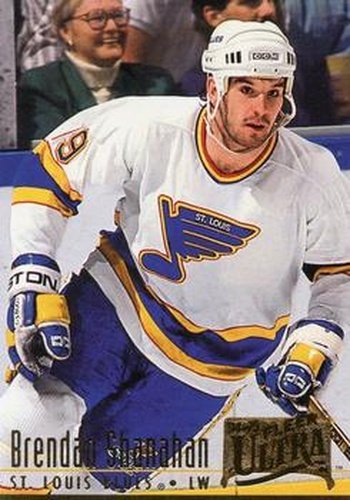 #189 Brendan Shanahan - St. Louis Blues - 1994-95 Ultra Hockey