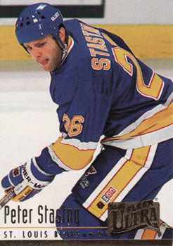 #190 Peter Stastny - St. Louis Blues - 1994-95 Ultra Hockey