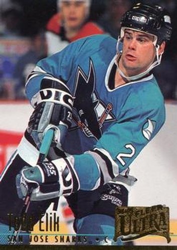 #193 Todd Elik - San Jose Sharks - 1994-95 Ultra Hockey