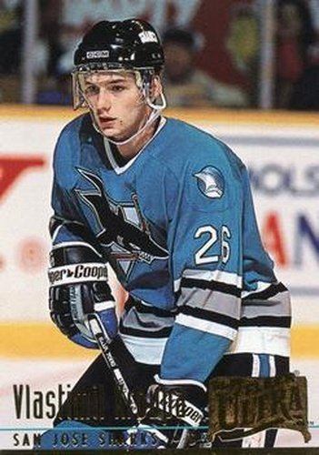 #196 Vlastimil Kroupa - San Jose Sharks - 1994-95 Ultra Hockey