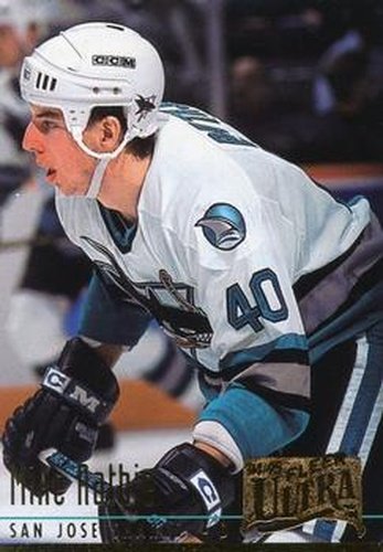 #201 Mike Rathje - San Jose Sharks - 1994-95 Ultra Hockey
