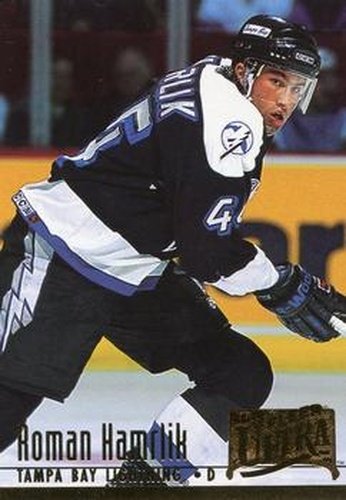 #206 Roman Hamrlik - Tampa Bay Lightning - 1994-95 Ultra Hockey