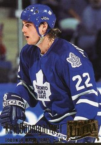 #212 Ken Baumgartner - Toronto Maple Leafs - 1994-95 Ultra Hockey