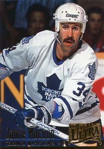 #217 Jamie Macoun - Toronto Maple Leafs - 1994-95 Ultra Hockey