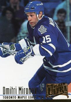 #218 Dmitri Mironov - Toronto Maple Leafs - 1994-95 Ultra Hockey