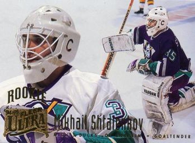 #252 Mikhail Shtalenkov - Anaheim Mighty Ducks - 1994-95 Ultra Hockey