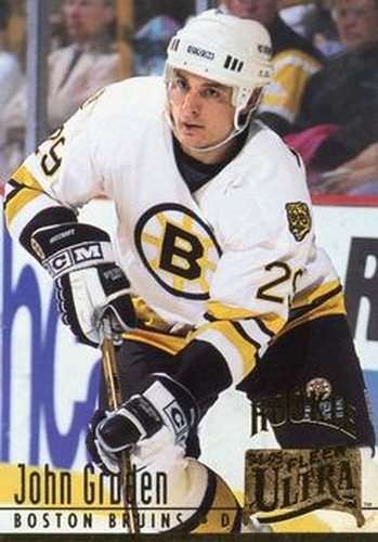 #254 John Gruden - Boston Bruins - 1994-95 Ultra Hockey