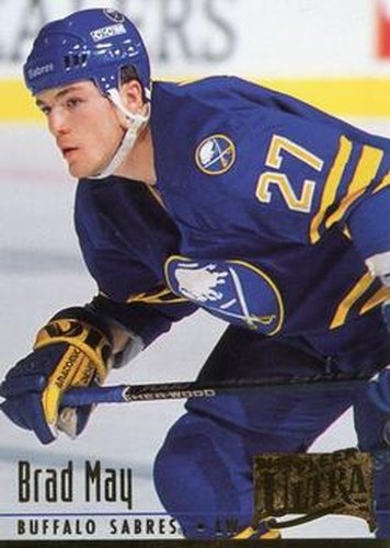 #25 Brad May - Buffalo Sabres - 1994-95 Ultra Hockey
