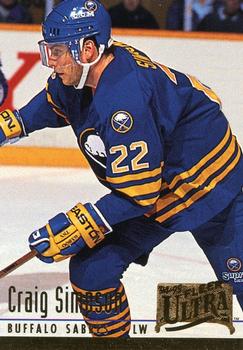 #266 Craig Simpson - Buffalo Sabres - 1994-95 Ultra Hockey