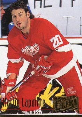 #285 Martin Lapointe - Detroit Red Wings - 1994-95 Ultra Hockey