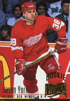 #288 Jason York - Detroit Red Wings - 1994-95 Ultra Hockey