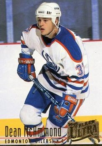 #292 Dean McAmmond - Edmonton Oilers - 1994-95 Ultra Hockey