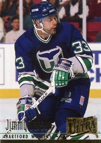 #299 Jimmy Carson - Hartford Whalers - 1994-95 Ultra Hockey