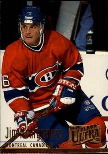 #312 Jim Montgomery - Montreal Canadiens - 1994-95 Ultra Hockey