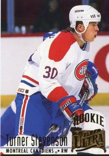 #317 Turner Stevenson - Montreal Canadiens - 1994-95 Ultra Hockey