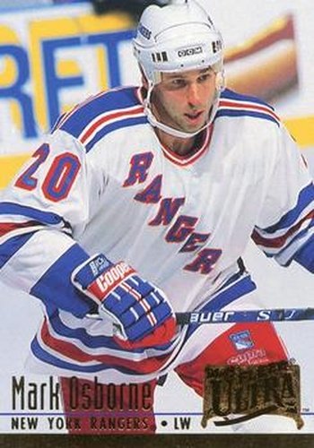 #335 Mark Osborne - New York Rangers - 1994-95 Ultra Hockey