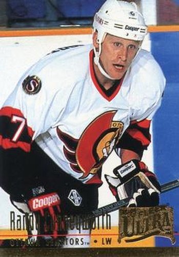 #336 Randy Cunneyworth - Ottawa Senators - 1994-95 Ultra Hockey