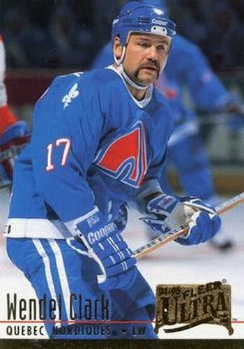 #354 Wendel Clark - Quebec Nordiques - 1994-95 Ultra Hockey