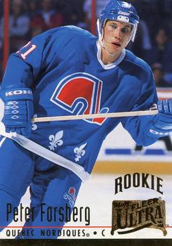 #356 Peter Forsberg - Quebec Nordiques - 1994-95 Ultra Hockey