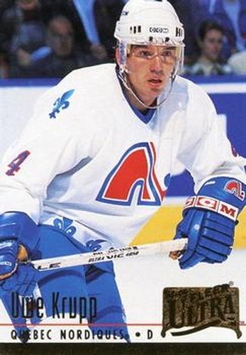 #358 Uwe Krupp - Quebec Nordiques - 1994-95 Ultra Hockey