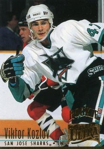 #366 Viktor Kozlov - San Jose Sharks - 1994-95 Ultra Hockey