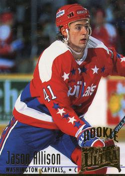 #386 Jason Allison - Washington Capitals - 1994-95 Ultra Hockey