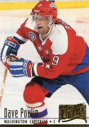 #391 Dave Poulin - Washington Capitals - 1994-95 Ultra Hockey