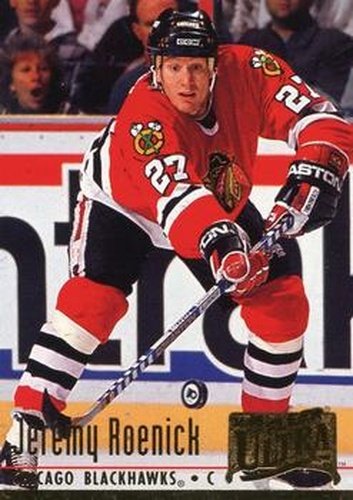 #44 Jeremy Roenick - Chicago Blackhawks - 1994-95 Ultra Hockey