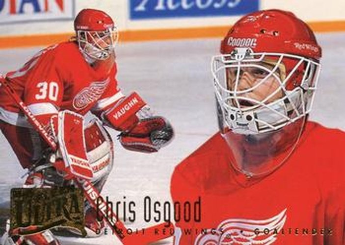 #64 Chris Osgood - Detroit Red Wings - 1994-95 Ultra Hockey