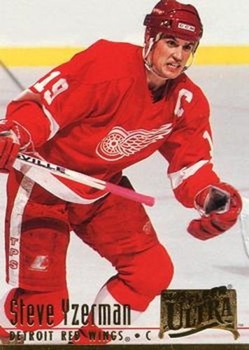 #67 Steve Yzerman - Detroit Red Wings - 1994-95 Ultra Hockey