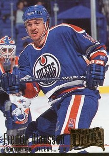 #74 Fredrik Olausson - Edmonton Oilers - 1994-95 Ultra Hockey