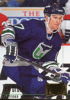 #88 Ted Drury - Hartford Whalers - 1994-95 Ultra Hockey