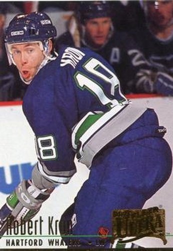 #90 Robert Kron - Hartford Whalers - 1994-95 Ultra Hockey