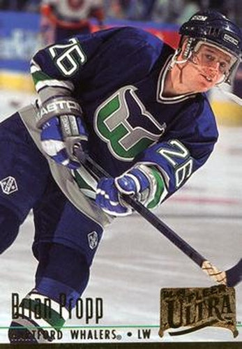 #92 Brian Propp - Hartford Whalers - 1994-95 Ultra Hockey