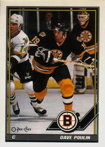 #507 Dave Poulin - Boston Bruins - 1991-92 O-Pee-Chee Hockey