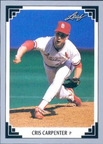 #507 Cris Carpenter - St. Louis Cardinals - 1991 Leaf Baseball