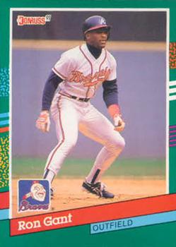 #507 Ron Gant - Atlanta Braves - 1991 Donruss Baseball