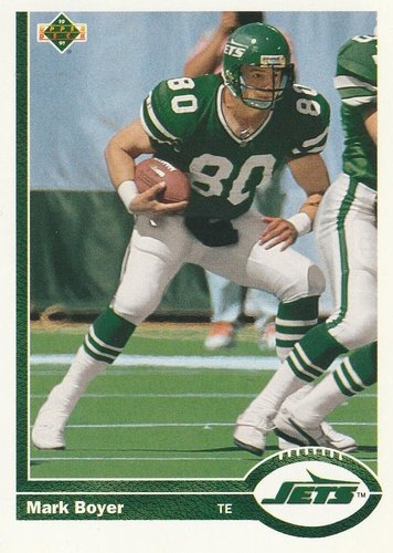 #507 Mark Boyer - New York Jets - 1991 Upper Deck Football