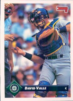 #507 Dave Valle - Seattle Mariners - 1993 Donruss Baseball