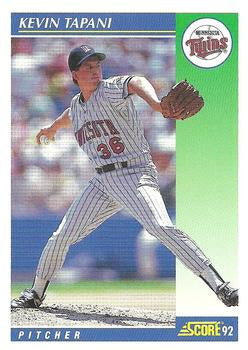 #507 Kevin Tapani - Minnesota Twins - 1992 Score Baseball
