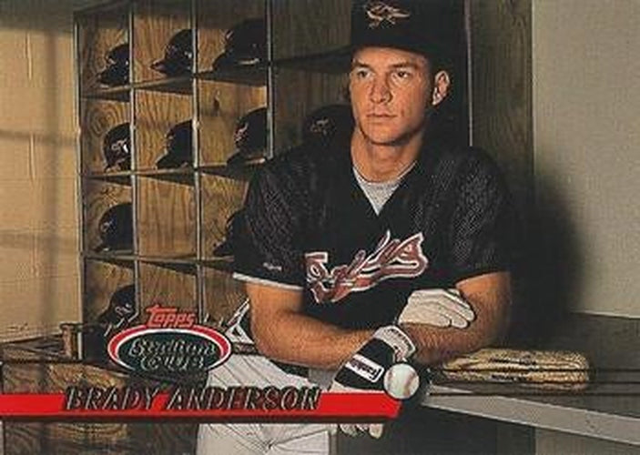 #507 Brady Anderson - Baltimore Orioles - 1993 Stadium Club Baseball