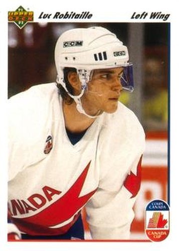 #507 Luc Robitaille - Canada - 1991-92 Upper Deck Hockey