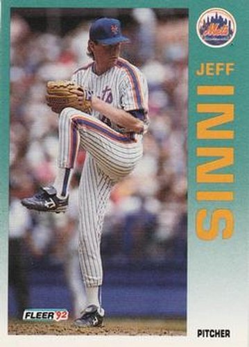 #507 Jeff Innis - New York Mets - 1992 Fleer Baseball