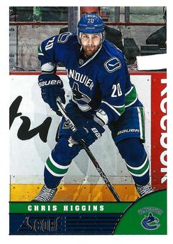 #507 Chris Higgins - Vancouver Canucks - 2013-14 Score Hockey