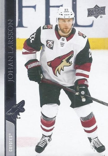 #507 Johan Larsson - Arizona Coyotes - 2020-21 Upper Deck Hockey