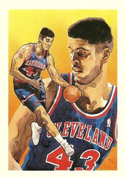 #507 Brad Daugherty - Cleveland Cavaliers - 1991-92 Hoops Basketball