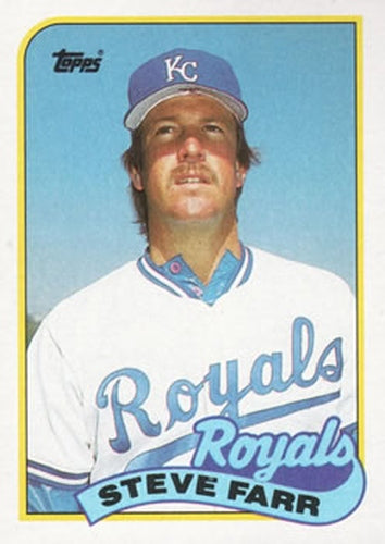 #507 Steve Farr - Kansas City Royals - 1989 Topps Baseball